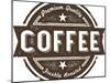 Vintage Fresh Coffee Label Stamp-daveh900-Mounted Art Print