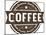 Vintage Fresh Coffee Label Stamp-daveh900-Mounted Art Print