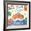 Vintage Fruit Square IV-Hugo Wild-Framed Art Print