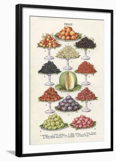 Vintage Fruit-The Vintage Collection-Framed Giclee Print