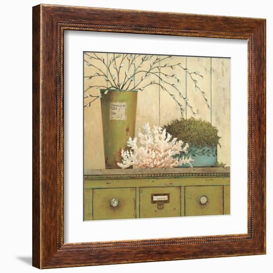 Vintage Garden 1-Arnie Fisk-Framed Art Print