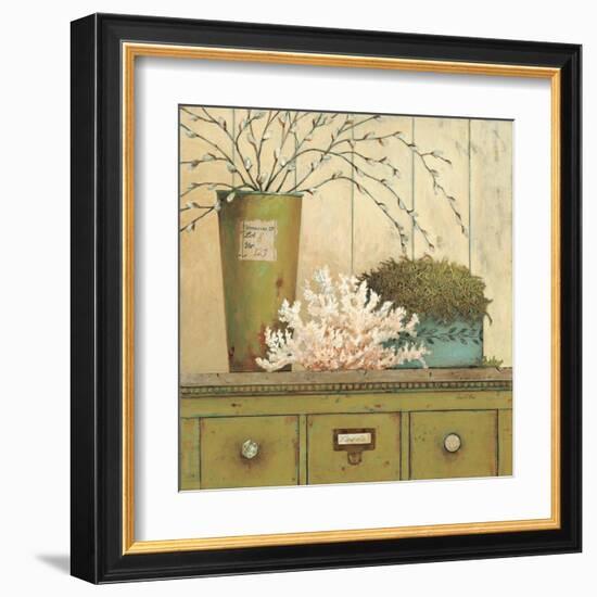 Vintage Garden 1-Arnie Fisk-Framed Art Print