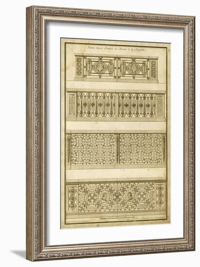 Vintage Gate Design II-Deneufforge-Framed Art Print