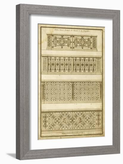 Vintage Gate Design II-Deneufforge-Framed Art Print