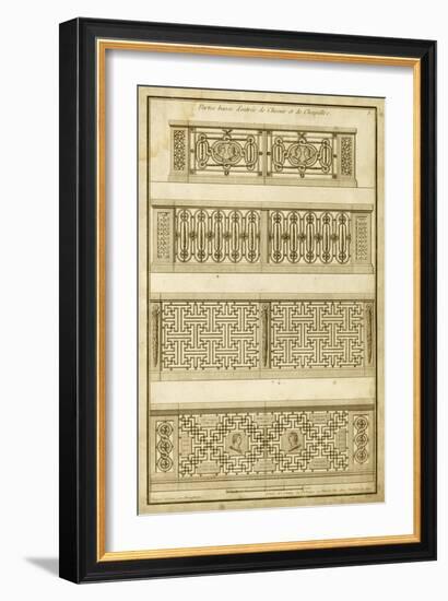 Vintage Gate Design II-Deneufforge-Framed Art Print