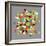 Vintage Geometric Elements-cienpies-Framed Art Print