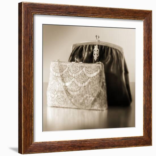 Vintage Glamour Evening Bags-Julie Greenwood-Framed Art Print