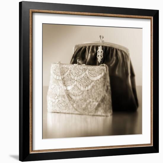 Vintage Glamour Evening Bags-Julie Greenwood-Framed Art Print