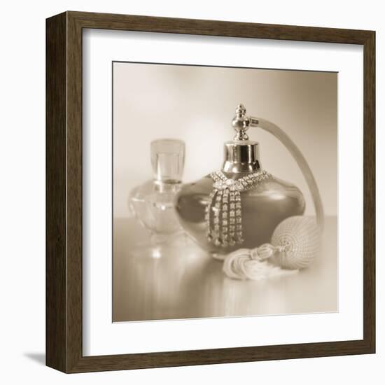 Vintage Glamour Perfume-Julie Greenwood-Framed Art Print