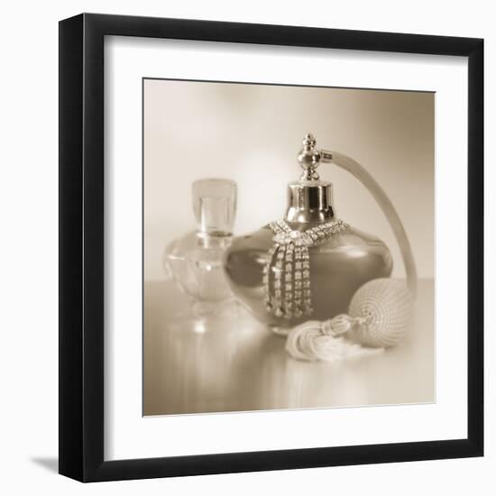 Vintage Glamour Perfume-Julie Greenwood-Framed Art Print