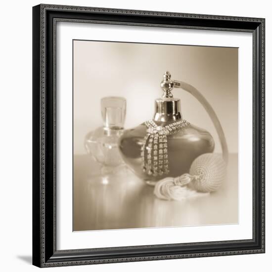 Vintage Glamour Perfume-Julie Greenwood-Framed Art Print