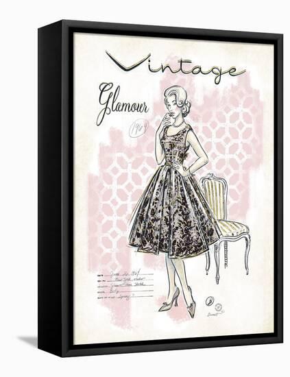 Vintage Glamour-Chad Barrett-Framed Stretched Canvas