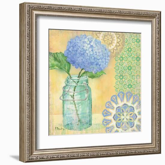 Vintage Glass Floral II-Paul Brent-Framed Art Print