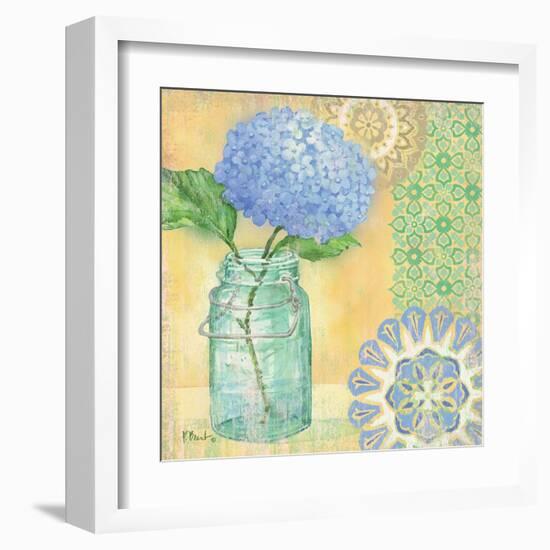 Vintage Glass Floral II-Paul Brent-Framed Art Print