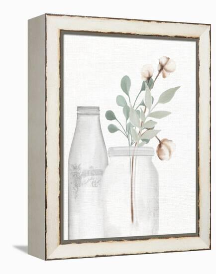 Vintage Glass-Kimberly Allen-Framed Stretched Canvas