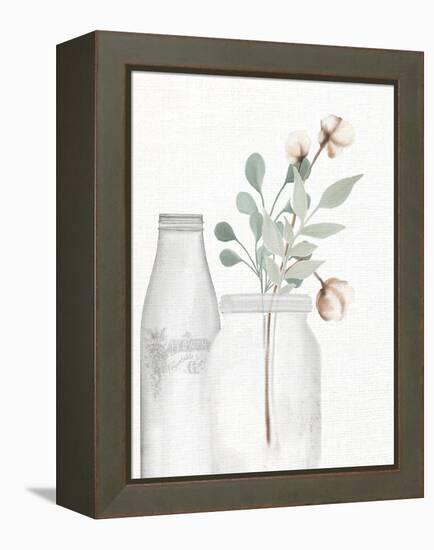 Vintage Glass-Kimberly Allen-Framed Stretched Canvas