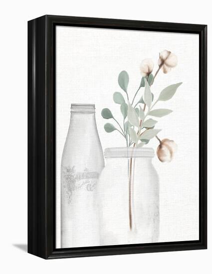 Vintage Glass-Kimberly Allen-Framed Stretched Canvas