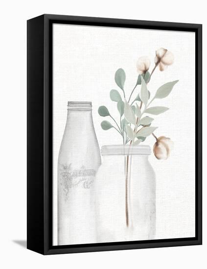 Vintage Glass-Kimberly Allen-Framed Stretched Canvas