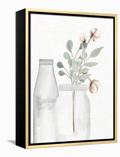 Vintage Glass-Kimberly Allen-Framed Stretched Canvas