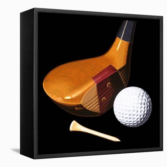 Vintage Golf-Ray Pelley-Framed Premier Image Canvas