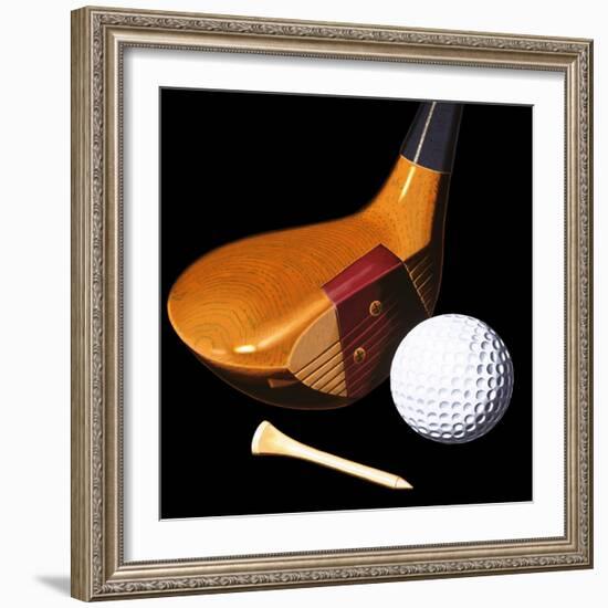 Vintage Golf-Ray Pelley-Framed Giclee Print