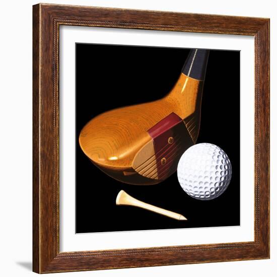 Vintage Golf-Ray Pelley-Framed Giclee Print