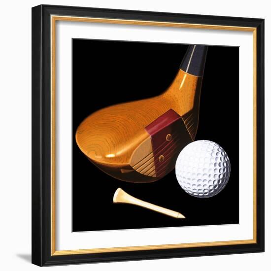 Vintage Golf-Ray Pelley-Framed Giclee Print