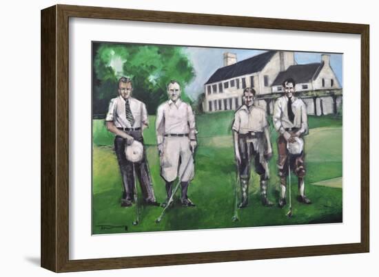 Vintage Golfers-Tim Nyberg-Framed Giclee Print