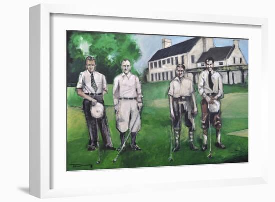 Vintage Golfers-Tim Nyberg-Framed Giclee Print