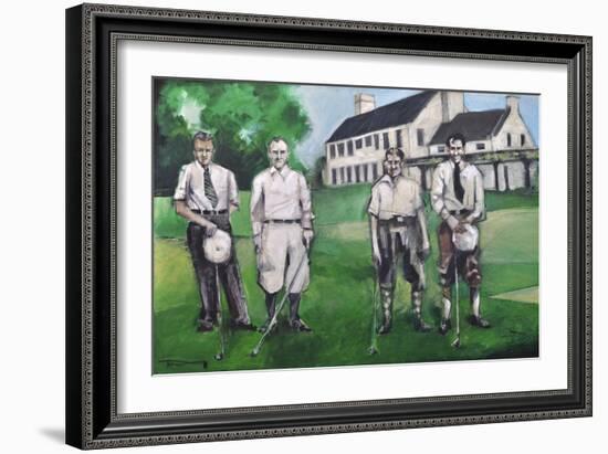 Vintage Golfers-Tim Nyberg-Framed Giclee Print