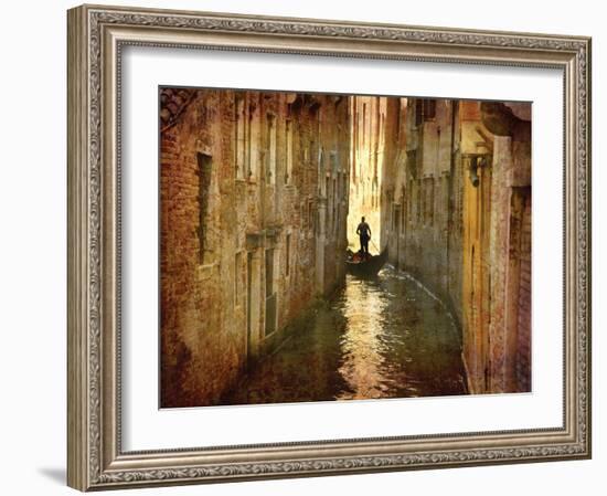 Vintage Gondolier-K^ Nielsen-Framed Art Print