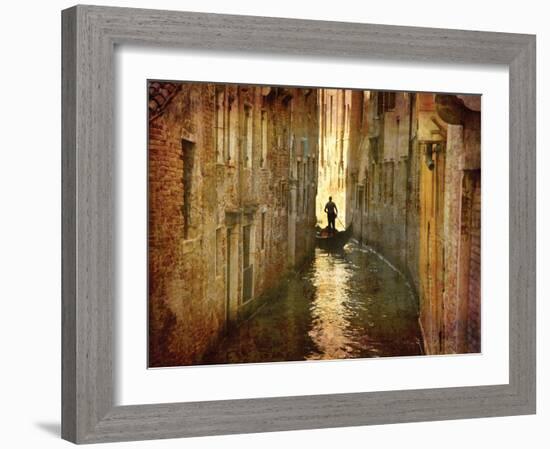 Vintage Gondolier-K^ Nielsen-Framed Art Print