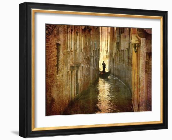 Vintage Gondolier-K^ Nielsen-Framed Art Print