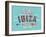 Vintage Greeting Card From Ibiza - Spain-MiloArt-Framed Art Print