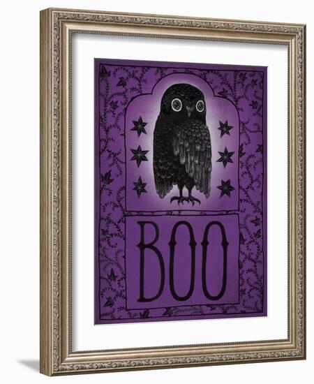 Vintage Halloween Boo-Sara Zieve Miller-Framed Art Print