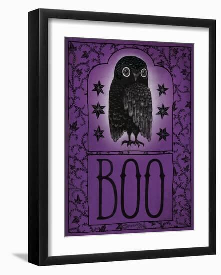 Vintage Halloween Boo-Sara Zieve Miller-Framed Art Print