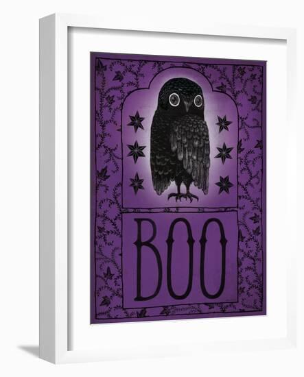 Vintage Halloween Boo-Sara Zieve Miller-Framed Art Print