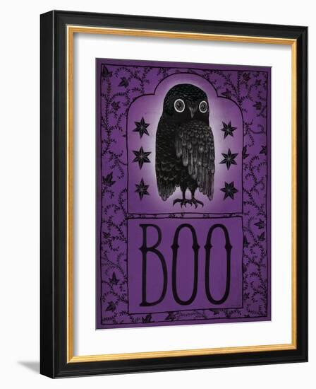 Vintage Halloween Boo-Sara Zieve Miller-Framed Art Print