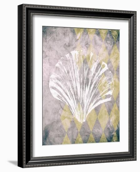 Vintage Harlequin Shell 2-Alicia Soave-Framed Art Print