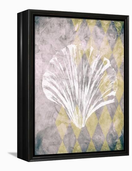 Vintage Harlequin Shell 2-Alicia Soave-Framed Stretched Canvas