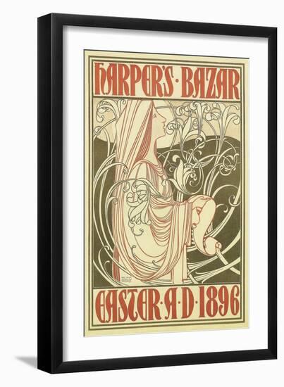 Vintage Harper's Cover-null-Framed Art Print