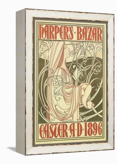 Vintage Harper's Cover-null-Framed Stretched Canvas