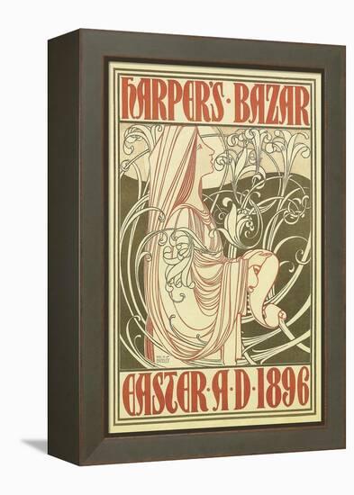 Vintage Harper's Cover-null-Framed Stretched Canvas