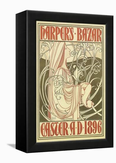 Vintage Harper's Cover-null-Framed Stretched Canvas