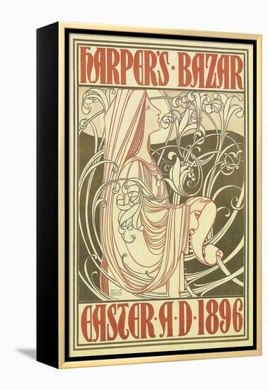 Vintage Harper's Cover-null-Framed Stretched Canvas