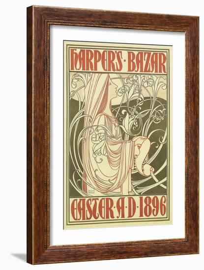 Vintage Harper's Cover-null-Framed Premium Giclee Print