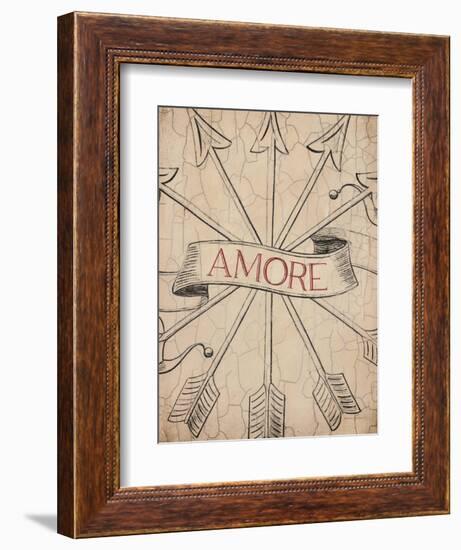 Vintage Heart 4-Marco Fabiano-Framed Premium Giclee Print