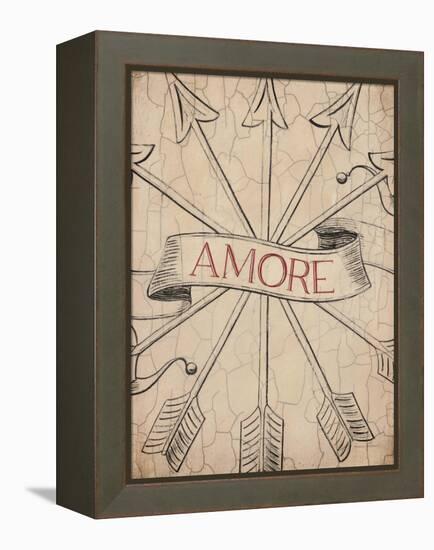 Vintage Heart 4-Marco Fabiano-Framed Stretched Canvas