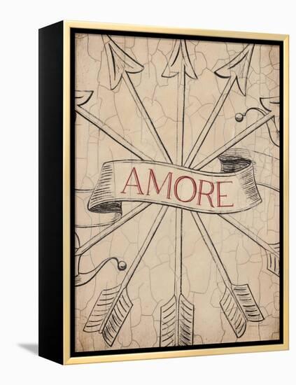 Vintage Heart 4-Marco Fabiano-Framed Stretched Canvas