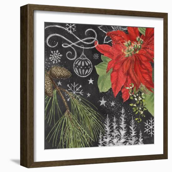 Vintage Holiday Chalk II-Mary Urban-Framed Premium Giclee Print